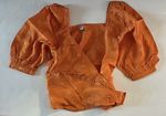 Bundle Of 18 Orange Tops Mixed Sizes