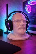 Walter White Style Heisenburg Headphone Stand Bust High Quality 3D print