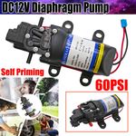 60PSI 12V Diaphragm Pump 2.5A Electrical Sprayer Water Pump Booster Pump RV Boat