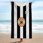 Newcastle - 1996 - Home Shirt - Personalised Retro Lightweight, Microfibre Beach