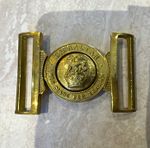 Royal Marines Gibraltar Brass Belt Buckle.