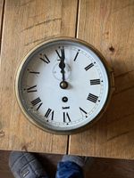 Nautical Antique Brass Mechanical Key Winding Sestrel Round Wall Clock - England