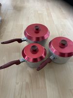 3 Vintage Pans with Lids