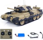 CoolBank 1:16 RC Tank Crusader MK III 360 Turret Barrel Recoil Sound Smoke RTR