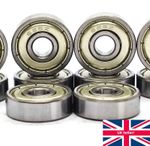 626ZZ Bearings 6mmx19mmx6mm Shielded Metal Deep Groove Ball Bearing 626Z UK