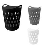 Large Flexi Laundry Basket Plastic Laundry Hamper Bin Washing Clothe Storage 60L
