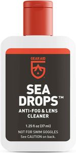 Sea Drops Anti fog DROPS  for SCUBA mask helmet lens  Mcnett Gear Aid