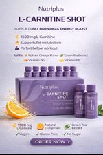  L-Carnitine Shots 2 Week Supply - 15 Shots - Weight Loss Nutriplus