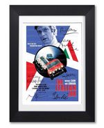 THE ITALIAN JOB MOVIE CAST SIGNED POSTER PRINT PHOTO AUTOGRAPH GIFT FILM 1969