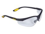 DEWALT Reinforcer Safety Glasses Specs - Clear Lens CE EN166 1F Lightweight