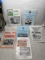 x6 Mallory Park Motorcycle Racing Programmes 1980-83 Vintage Ephemera Job Lot
