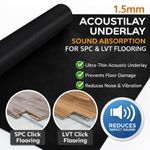 1.5mm Acoustilay Underlay For SPC & LVT Click Flooring Sound Reduction - CHEAP!