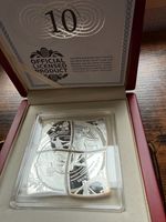 Poland 10 PLN -2012 European Championship EURO 2012 4x10 PLN set silver