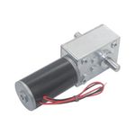 5840-31ZY DC 12V/24V Worm Gear Motor Double Shaft Self-locking 12RPM - 470RPM