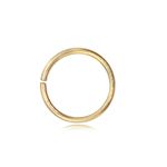 Gold Vermeil 925 Strong Open Jump Ring 1.5mm Wire Thick in 6/8/10/12/14/16mm 