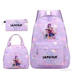 KPOP Demon Hunters Backpack Set – 3PC Schoolbag Handbag Pencil Case Rumi Mira