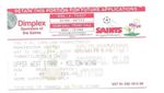 Ticket 1994/95 Southampton v Manchester United FA Carling Premiership