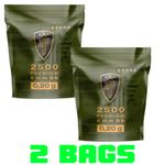 Umarex Elite Force Premium BB’s .20g White 5000 2 x Bag Airsoft 6mm Ammo Pellet