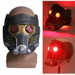 Cosplay Star Lord LED Helmet Avengers Peter Quill LED Mask Superhero Props Latex