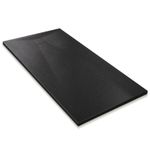 AQU SMC Bathroom Shower Tray Square/Rectangle Black Walk In Shower Base 11 Sizes
