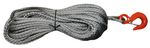 6mm Dyneema SK75 Synthetic 12-Strand Winch Rope x 15m With Hook Off Road ATV