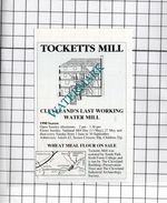 Tocketts Mill Cleveland - 1990 Small Advert