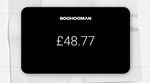 Boohooman Gift Voucher Card