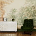 Superfresco Easy Stately Woodland  Neutral Green Print To Order 3m x 2.8m Mural
