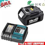 Genuine Battery & Charger 5.0AH For Makita 18V Li-Ion BL1850B BL1860B LXT DC18RC