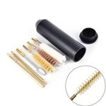 9mm 38 357 Pistol Cleaning Kit Bronze Brush Cotton Mop Brass Rods Gun Care Set