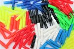 12 Arrow nocks various colours for 6.2 id carbon or aluminium arrows 