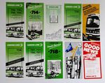 Green Line Leaflet Bundle - Dated In 1980s - Very Good Condition