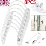 8Pcs Window Door Restrictor Safety Locking UPVC Child Baby Security Wire Cable