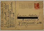 TORRE DI GATTINARA POSTCARD MANUSCRIPT HUNTING DOMINIONI GREETINGS 1954-1955
