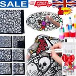 DIY Coloring Blanket with Markers - Color Your Own Blankets Customizable Blanket