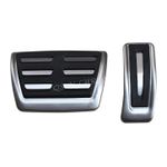 For Audi A4 A5 A6 A7 A8 Q5 B8 C7 LHD NO DRILL Car AT Brake Gas Foot Pedal Covers