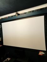AV Link 4k 100" Tab Tensioned Motorised Electric Driven Projector Screen.