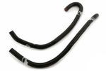 AS3 SILICONE WAX UNIT HOSES for HONDA VFR 800 FI 2000-2001 BLACK