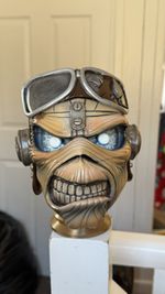 Eddie Bust – Hand-Painted Iron Maiden Inspired - New Eyes