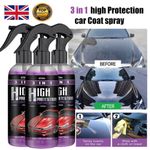 3Pack High Protection Quick Car Coat Ceramic 3 in 1 Coating Spray Fast Dispatc