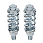 2pcs Exhaust Bolt and Spring, M10 Automotive Exhaust Spring Screws with Nuts