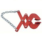 Double Scissor Pallet Puller, 4-1/2" Jaw Opening, 30" Chain, 2,000 Lb Load Limit