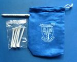 5 SETS OF St ANDREWS OLD COURSE VALUABLES POUCH, PENCIL & TEES