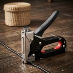 Heavy Duty Staple Gun 4-In-1 Upholstery Heavy Duty Staple with 800 Staples