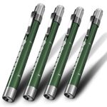 4 Pack RE-GEN Doctors Nurses Examination Inspection Pen Light Pocket Torch Green