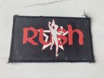 RUSH  SMALL VINTAGE SEW ON PATCH FROM THE 1980's