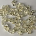 56 Tumbled Gemstone Nugget Beads Possibly Lemon Quartz Or Light Citrine Drilled