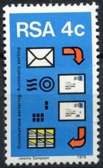 South Africa 1975 SG#385 Postal Mechanisation MNH #E9324