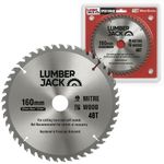 Circular Saw Blade 160mm 48T Carbide Tipped 20mm Bore Wood Cutting Trim Joinery