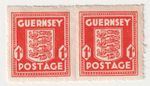 Guernsey Occupation 1941-44 1d Pair - Mint MNH